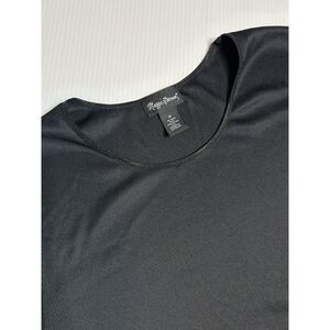 Maggie Barnes By Catherines Plus Size 1X 18/20W Black‎ Short Sleeve Round Neck